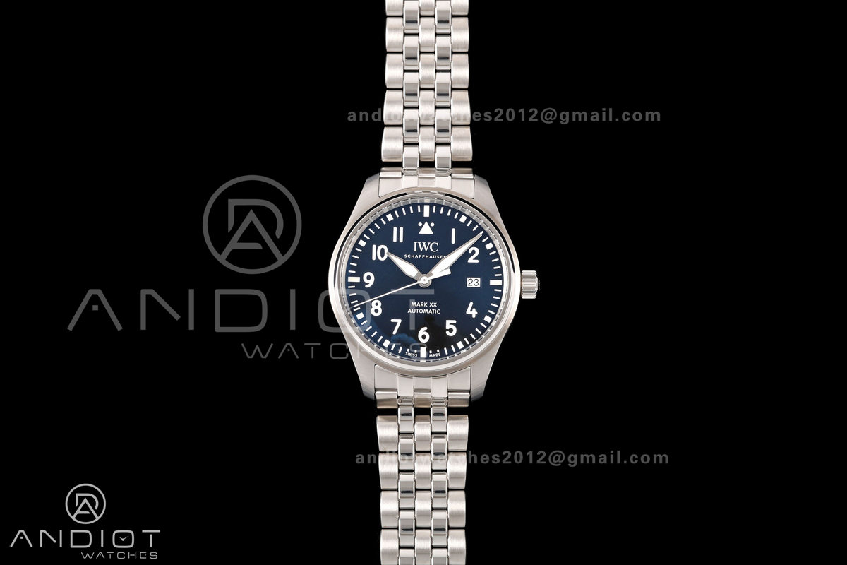 Mark XX MZF 1:1 Best Edition Black Dial on SS Bracelet A2892